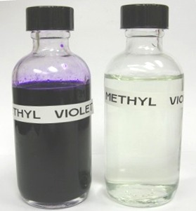 Methyl violet decoloration by Catalytic Advanced Oxidation Hydrogen Link catalyst
