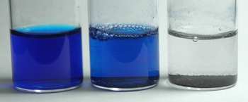 Methylene blue decolorization indicator of hydroxyl radicals